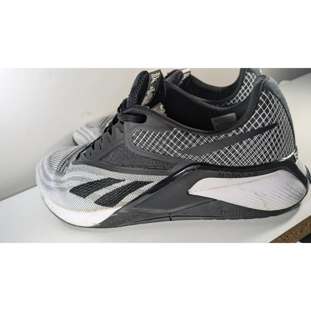 Reebok Nano X2 Cross-Training Shoes Mens US Size 12 Gray Black Flexweave GW5146